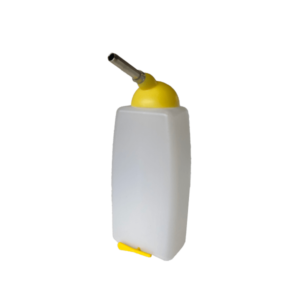 Biberon en plastique jaune petit modèle pour les rongeurs